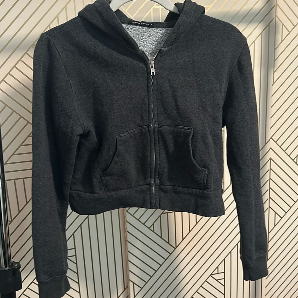 Cropped Crystal Hoodie - Size S